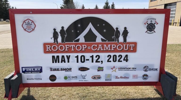 Olds Fire Department’s Rooftop Campout Fundraiser Starts On May 10