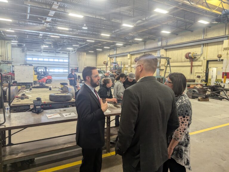 Alberta’s Minister Of Education Tours Skilled Trades Facilities At Olds College