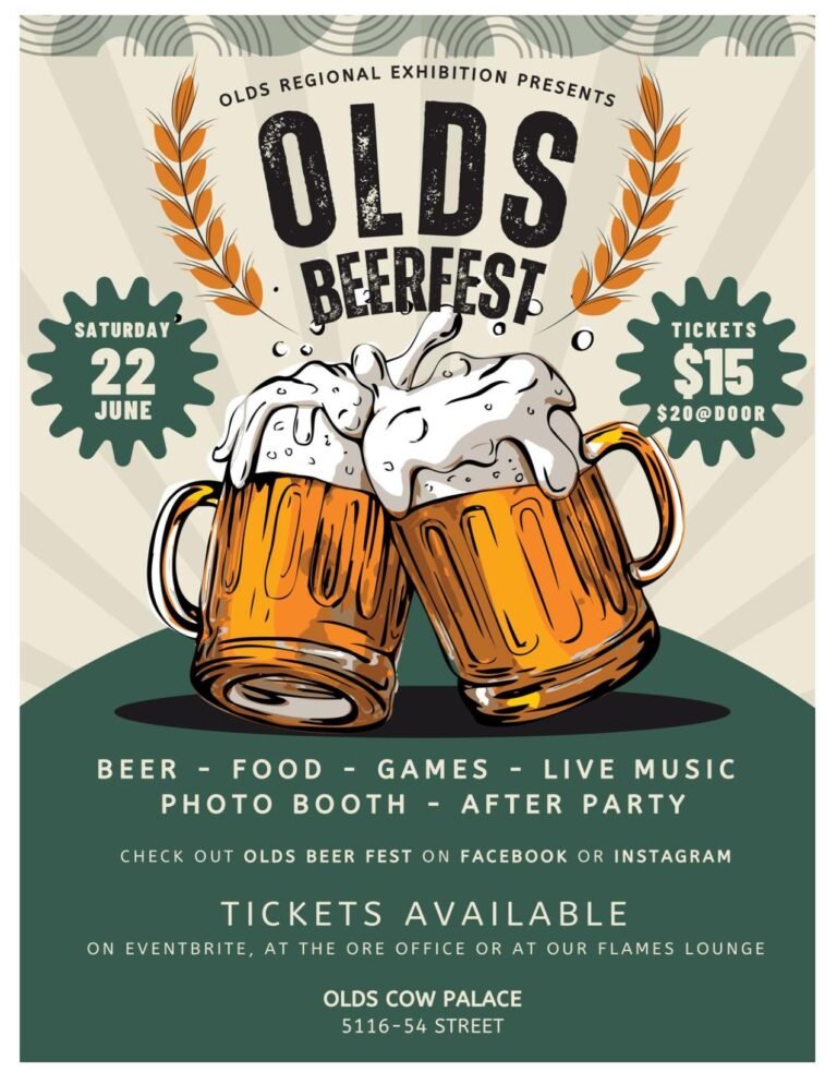 7th Annual Olds Beer Fest On June 22