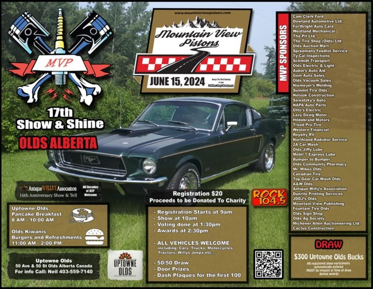 17th Annual Mountain View Pistons Show And Shine On June 15