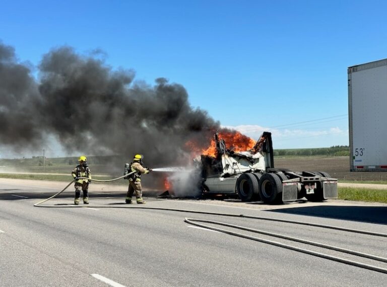 Didsbury RCMP Attend Scene Of Vehicle Fire