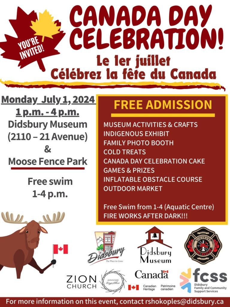 Celebrate Canada Day At The Didsbury Museum