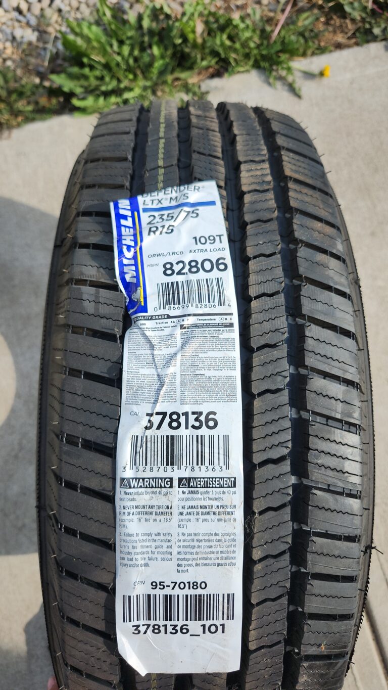 4 truck tires, 235/75 R15