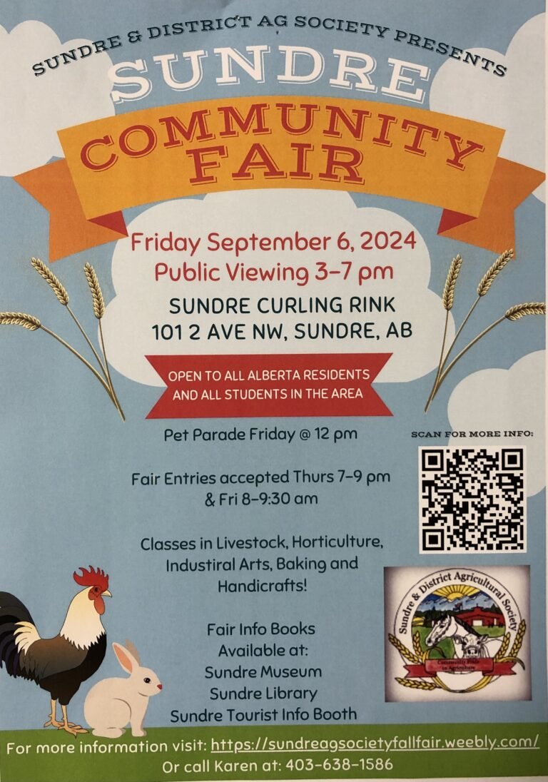 Sundre Community Fair On September 6