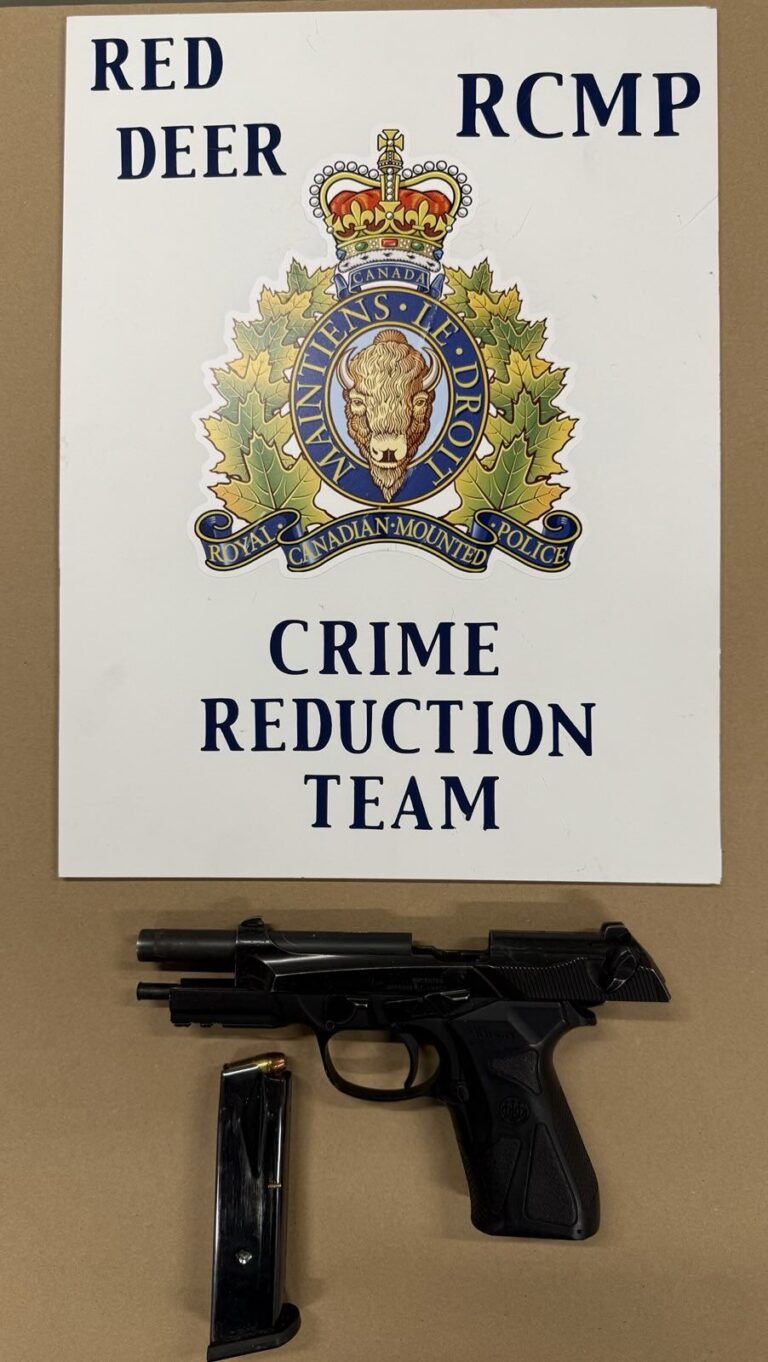 Red Deer RCMP Crime Reduction Team Arrest Two For Stolen Firearm And Property