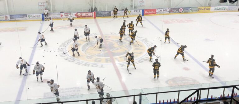 First place Storm hold off Grizzlys to win opener of two game set in Olds