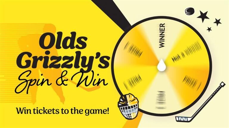 Olds Grizzly’s Spin & Win Contest