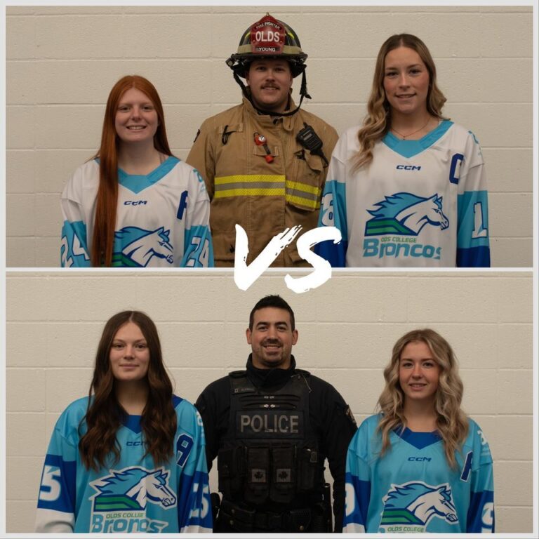 Battle with the Broncos – Police vs Fire charity hockey game on December 7