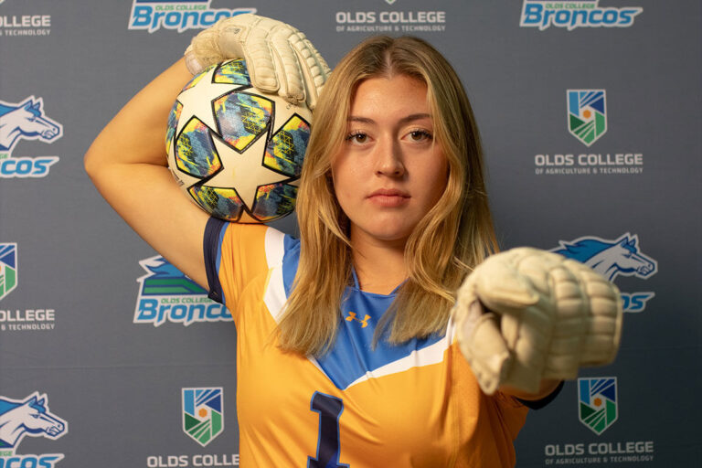 OC Broncos Women’s Soccer Goaltender Named To All-Confrence Team