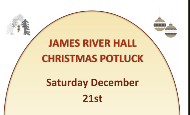 Plenty of Christmas cheer to go around at James River Hall’s family potluck