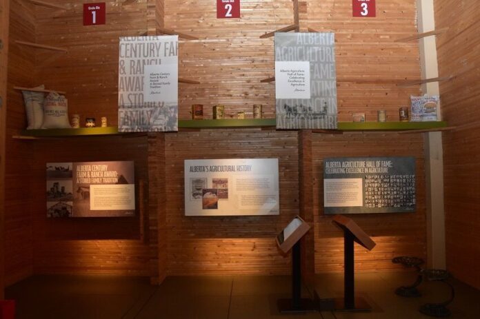 Alberta Agriculture Hall of Fame Exhibit at Reynolds Museum in Wetaskiwin, Alberta.